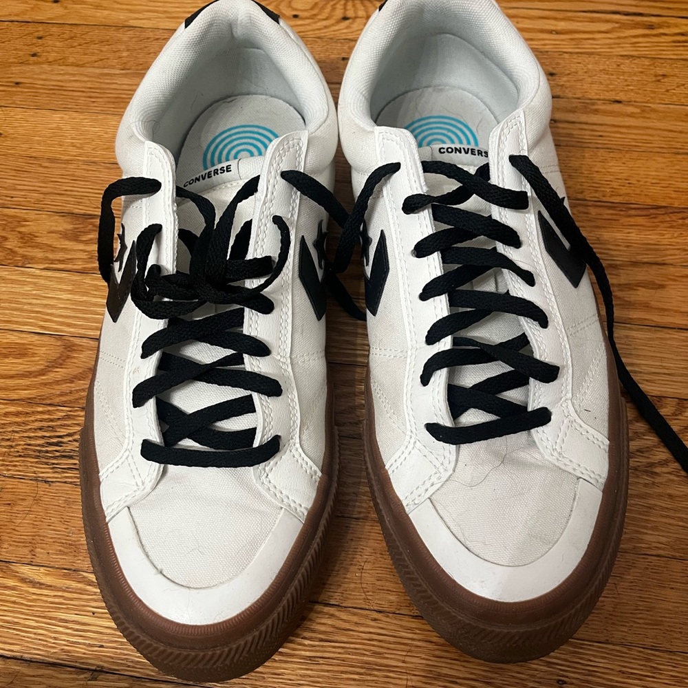 Converse White and Black Classic Sneakers